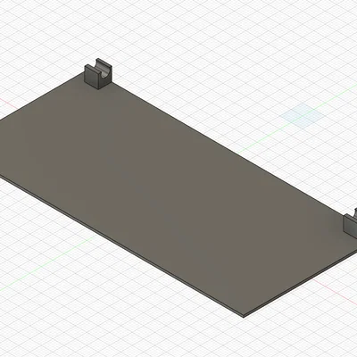 Ốp kẹp cạnh kệ 128mm x 60mm cho kệ gia vị dây (wire spice rack)