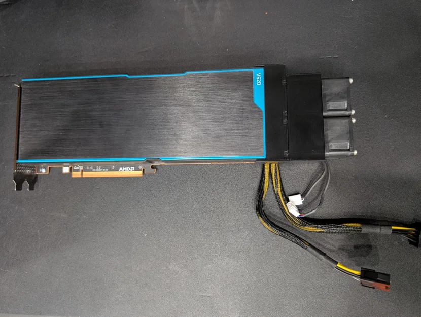 Ốp dẫn gió quạt cho AMD V340 V520 V620 MI25 MI50 MI60 MI100 MI210 - Image 1