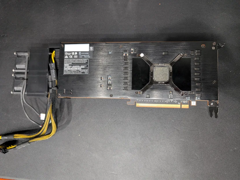 Ốp dẫn gió quạt cho AMD V340 V520 V620 MI25 MI50 MI60 MI100 MI210 - Image 2