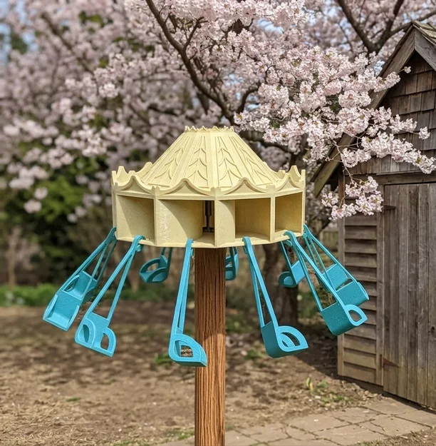 Chuông gió Vòng quay xích (Chain Carousel Wind Chime) - Image 1