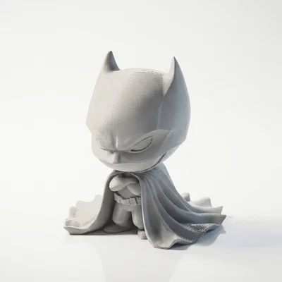 Tượng Batman Chibi Dễ Thương – Mẫu 3D Printable Siêu Anh Hùng (STL)