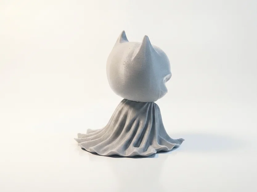 Tượng Batman Chibi Dễ Thương – Mẫu 3D Printable Siêu Anh Hùng (STL) - Image 3