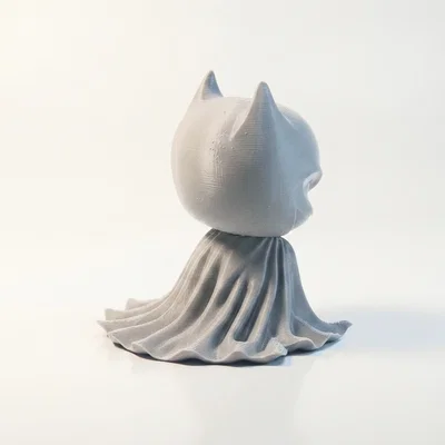 Tượng Batman Chibi Dễ Thương – Mẫu 3D Printable Siêu Anh Hùng (STL)