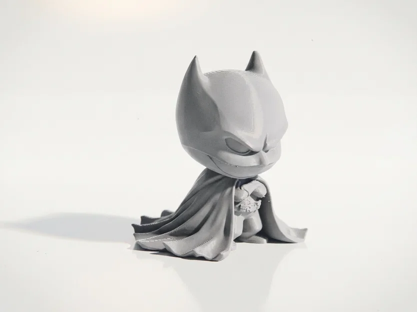 Tượng Batman Chibi Dễ Thương – Mẫu 3D Printable Siêu Anh Hùng (STL) - Image 4