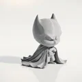 Tượng Batman Chibi Dễ Thương – Mẫu 3D Printable Siêu Anh Hùng (STL) - Thumbnail 4