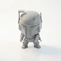 Mô Hình Chibi Boba Fett Star Wars In 3D (STL) Trưng Bày - Thumbnail 1