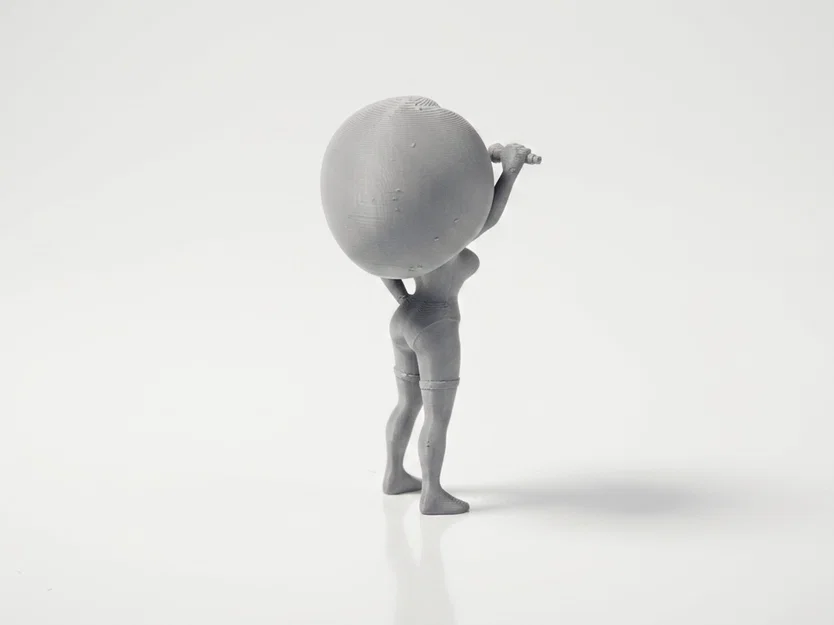 Mô hình in 3D Chibi Beyonce – Figurine nhân vật dễ thương (STL) - Image 2