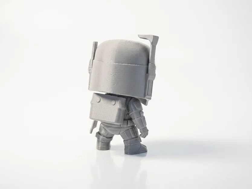 Mô Hình Chibi Boba Fett Star Wars In 3D (STL) Trưng Bày - Image 2