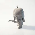 Mô Hình Chibi Boba Fett Star Wars In 3D (STL) Trưng Bày - Thumbnail 4