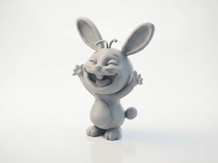 Mô Hình Chibi Thỏ Dễ Thương – Figurine 3D Printable - Image 1