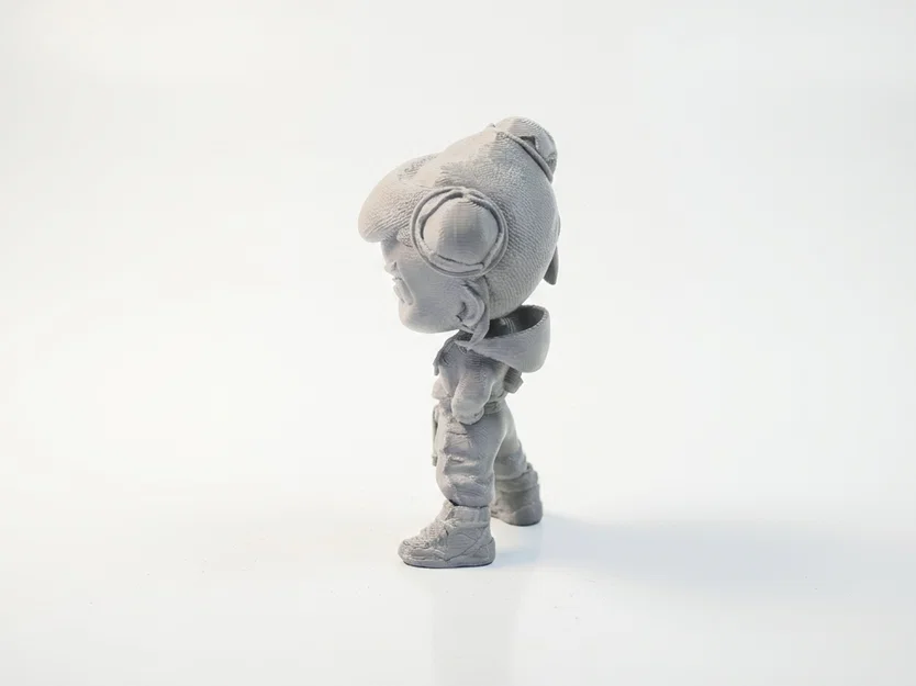 Mô hình Chibi Chun Li Street Fighter – Figurine 3D Printable (STL) - Image 3