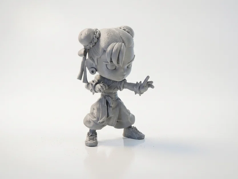 Mô Hình Chibi Chun Li Street Fighter – 3D Printable (STL) - Image 1