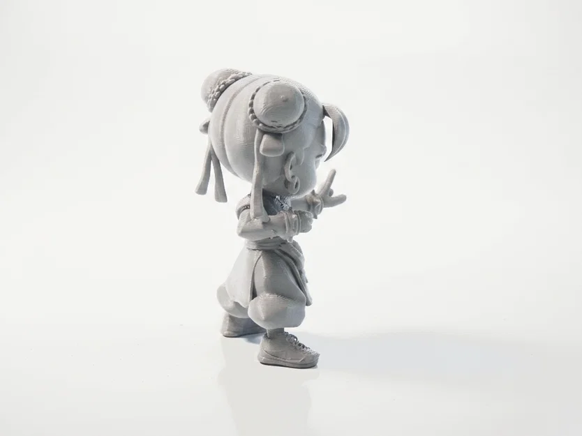 Mô Hình Chibi Chun Li Street Fighter – 3D Printable (STL) - Image 2