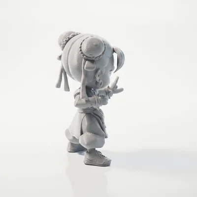 Mô Hình Chibi Chun Li Street Fighter – 3D Printable (STL)