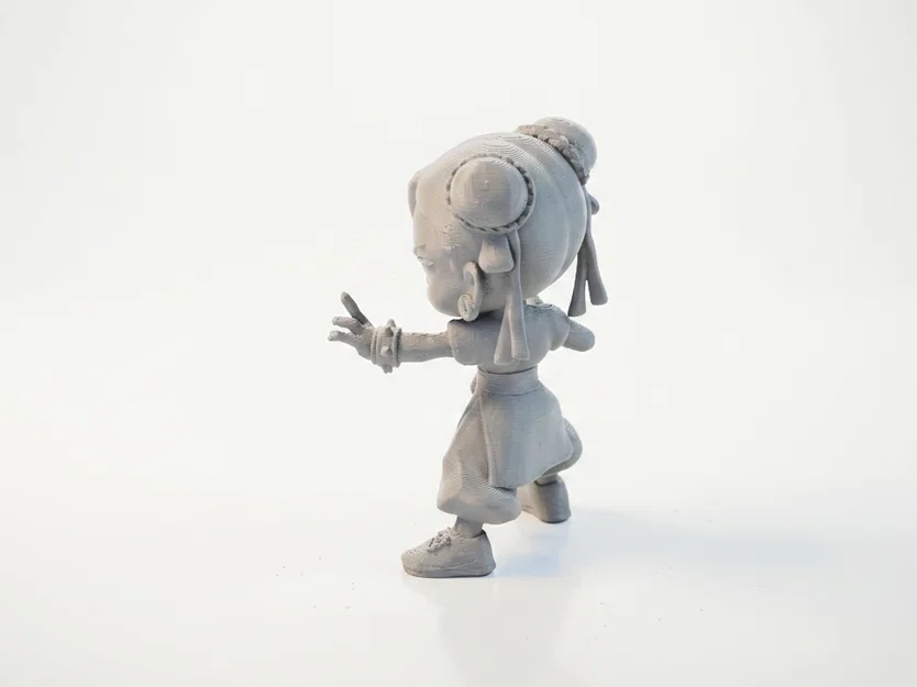 Mô Hình Chibi Chun Li Street Fighter – 3D Printable (STL) - Image 3