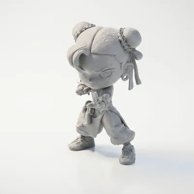 Mô Hình Chibi Chun Li Street Fighter – 3D Printable (STL)