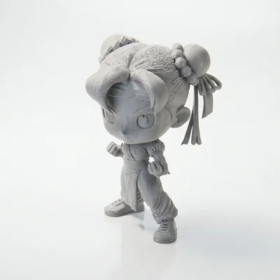 Mô hình chibi Chun Li dễ thương – figurine 3D printable (STL)