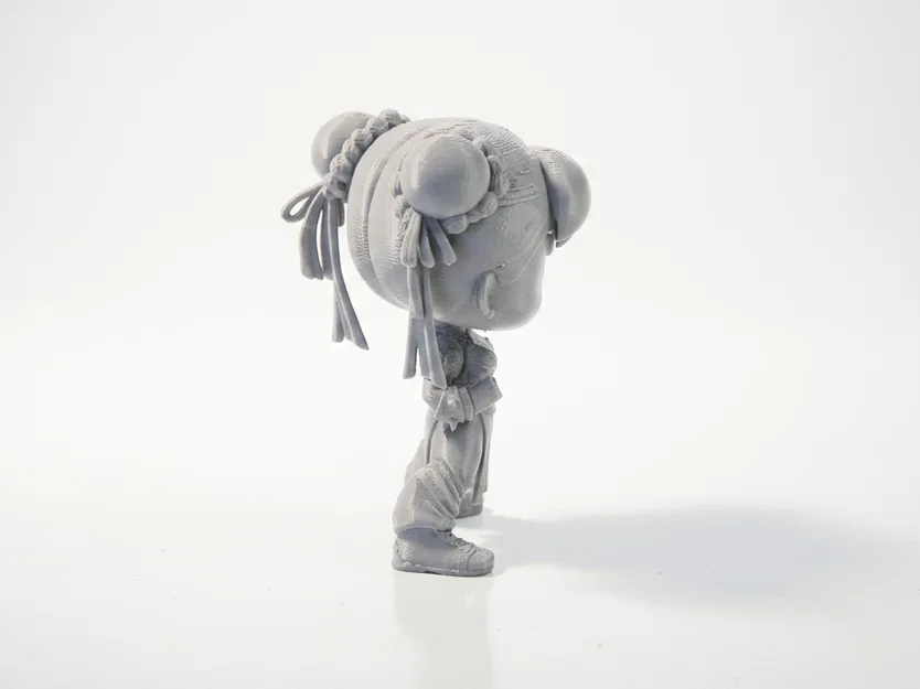 Mô hình chibi Chun Li dễ thương – figurine 3D printable (STL) - Image 3
