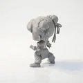 Mô hình chibi Chun Li dễ thương – figurine 3D printable (STL) - Thumbnail 4