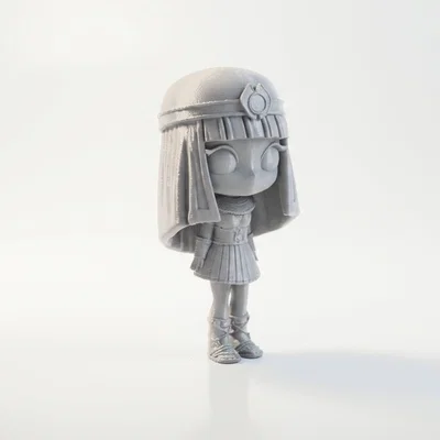 Tượng Chibi Cleopatra Dễ Thương Collectible - STL In 3D