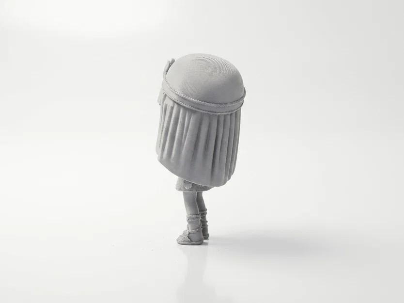 Tượng Chibi Cleopatra Dễ Thương Collectible - STL In 3D - Image 2