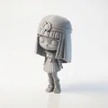 Tượng Chibi Cleopatra Dễ Thương Collectible - STL In 3D - Thumbnail 4