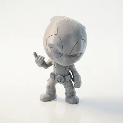 Mô hình in 3D Chibi Deadpool siêu dễ thương (Collectible) - STL
