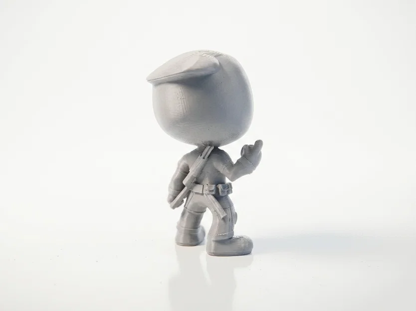 Mô hình in 3D Chibi Deadpool siêu dễ thương (Collectible) - STL - Image 3