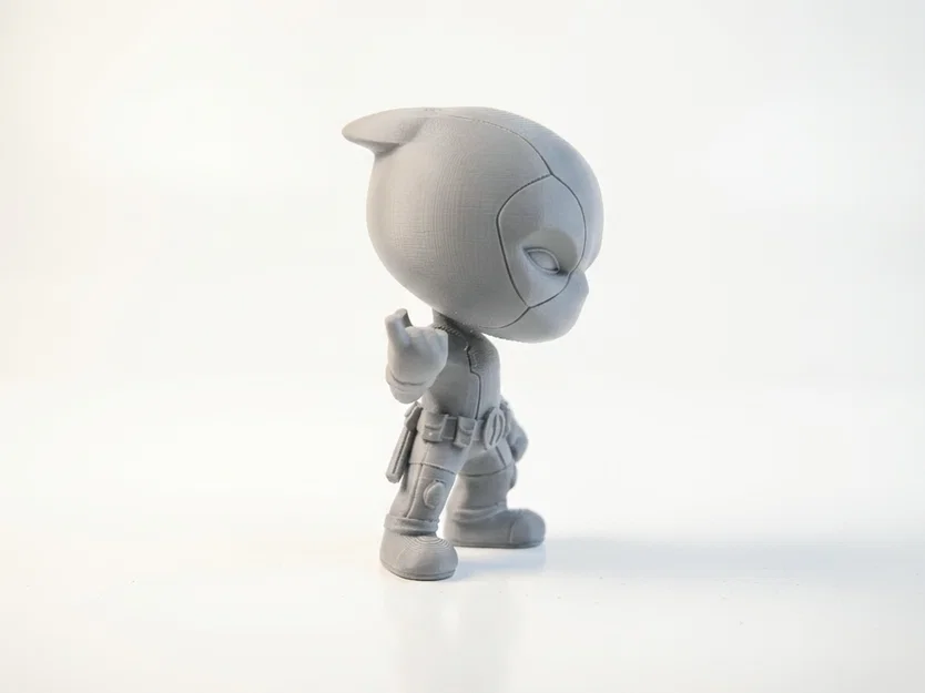 Mô hình in 3D Chibi Deadpool siêu dễ thương (Collectible) - STL - Image 4