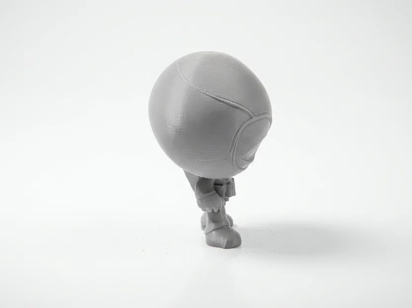 Tượng Chibi Deadpool Chỉ Tay – 3D Printable - Image 3