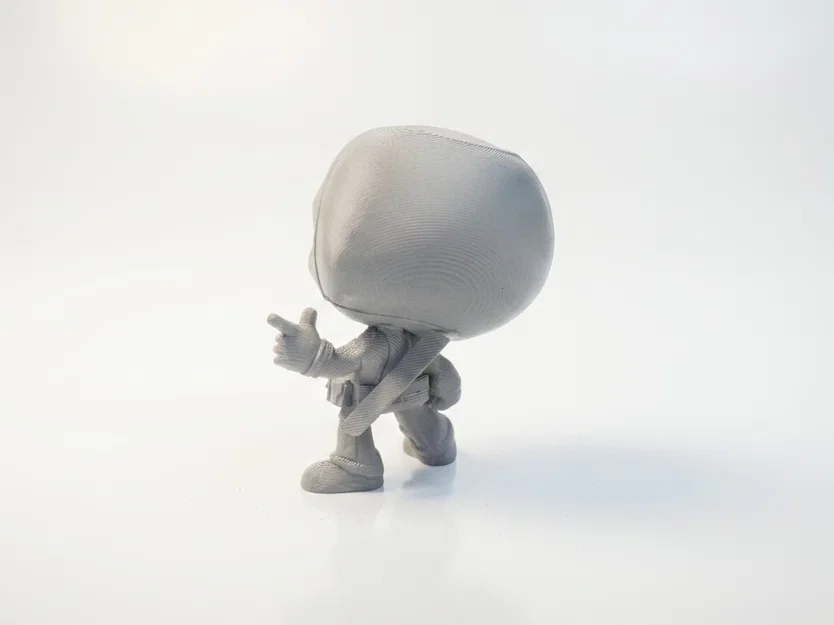 Tượng Chibi Deadpool Chỉ Tay – 3D Printable - Image 4