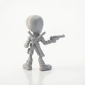 Mô Hình Chibi Deadpool Dễ Thương - Figurine 3D Printable (STL) - Thumbnail 2