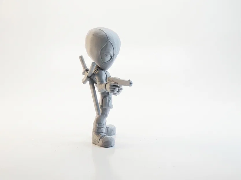 Mô Hình Chibi Deadpool Dễ Thương - Figurine 3D Printable (STL) - Image 3
