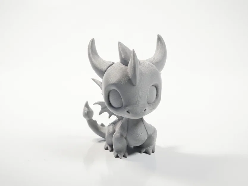 Mô hình 3D In Được: Tượng Rồng Chibi Dễ Thương (Cute Character Figurine) - Image 1