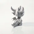 Mô hình 3D In Được: Tượng Rồng Chibi Dễ Thương (Cute Character Figurine) - Thumbnail 2