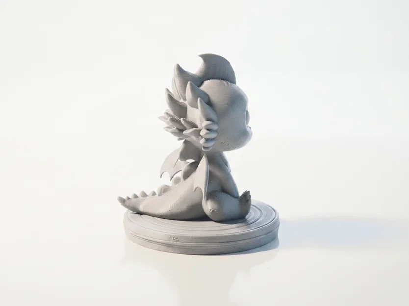 Tượng Rồng Chibi Dễ Thương Sưu Tầm – Mẫu 3D In Được - Image 2