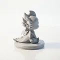 Tượng Rồng Chibi Dễ Thương Sưu Tầm – Mẫu 3D In Được - Thumbnail 2