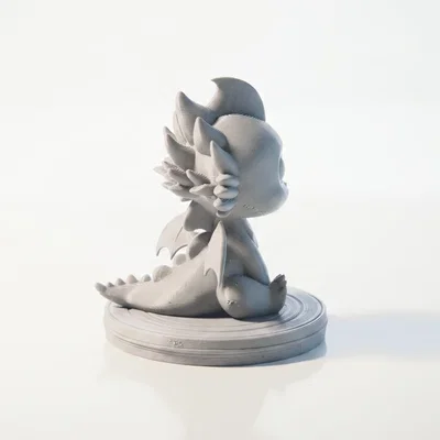 Tượng Rồng Chibi Dễ Thương Sưu Tầm – Mẫu 3D In Được