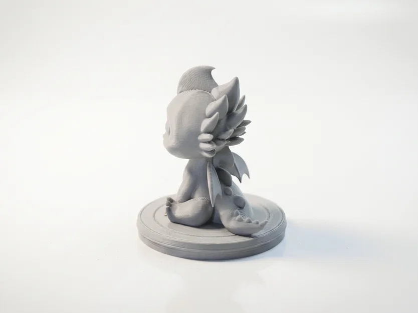 Tượng Rồng Chibi Dễ Thương Sưu Tầm – Mẫu 3D In Được - Image 3