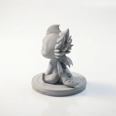 Tượng Rồng Chibi Dễ Thương Sưu Tầm – Mẫu 3D In Được