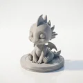 Tượng Rồng Chibi Dễ Thương Sưu Tầm – Mẫu 3D In Được - Thumbnail 4