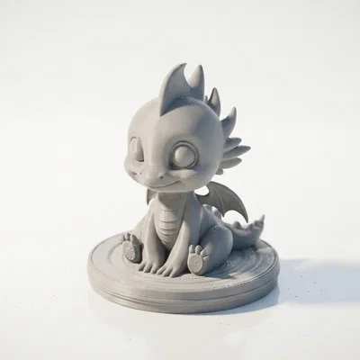 Tượng Rồng Chibi Dễ Thương Sưu Tầm – Mẫu 3D In Được