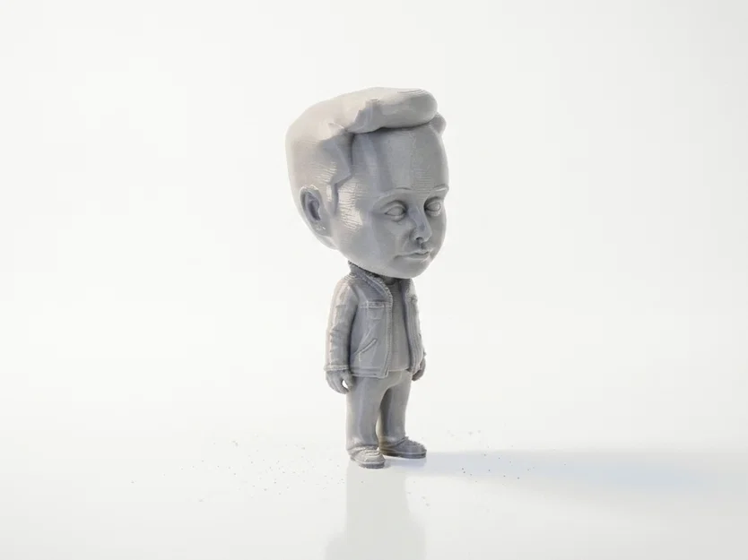 Mô Hình Chibi Elon Musk Dễ Thương 3D Printable - Image 1