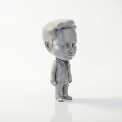 Mô Hình Chibi Elon Musk Dễ Thương 3D Printable