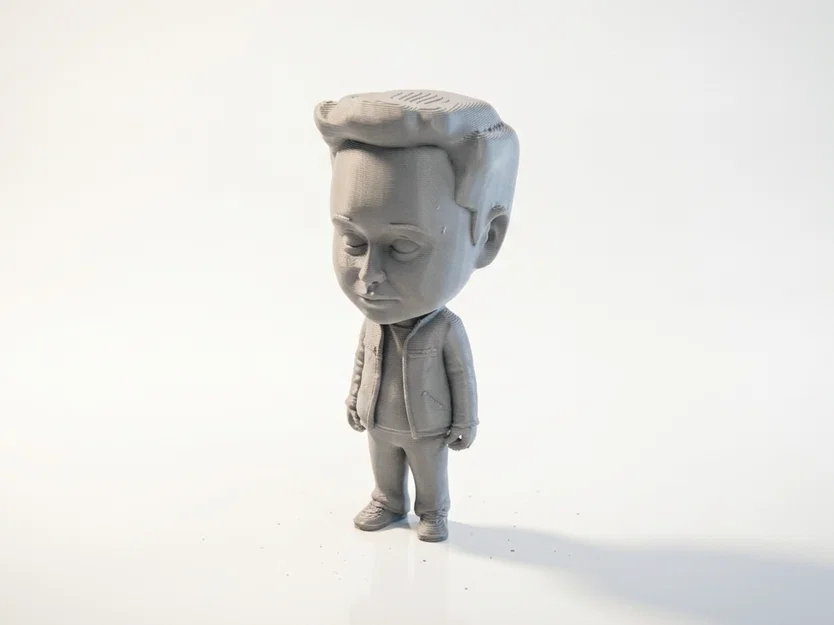Mô Hình Chibi Elon Musk Dễ Thương 3D Printable - Image 4