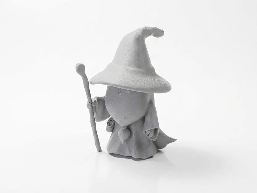 Mô Hình Chibi Gandalf Pháp Sư Dễ Thương 3D Printable - Image 1