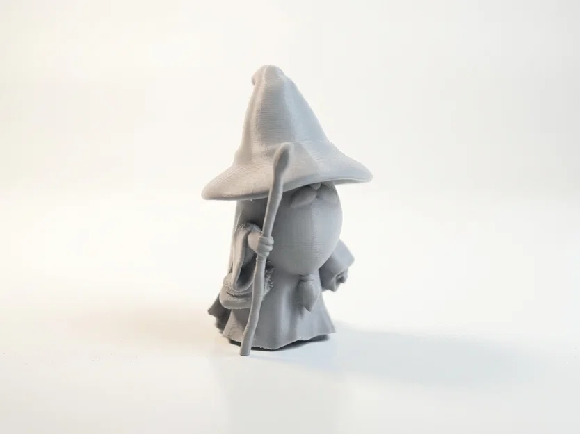 Mô Hình Chibi Gandalf Pháp Sư Dễ Thương 3D Printable - Image 3