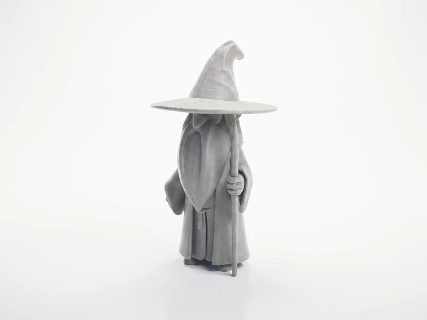 Tượng Chibi Pháp Sư Gandalf Fantasy In 3D (STL Printable) - Image 1