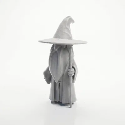 Tượng Chibi Pháp Sư Gandalf Fantasy In 3D (STL Printable)