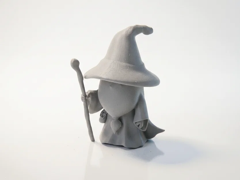 Mô hình Chibi Gandalf Pháp Sư Fantasy 3D Printable (STL) - Image 1